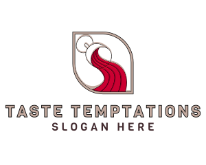 Wine Glass Bar logo design