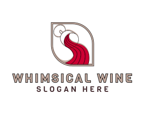 Wine Glass Bar logo design