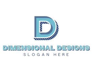 Corporate Business Letter D logo design