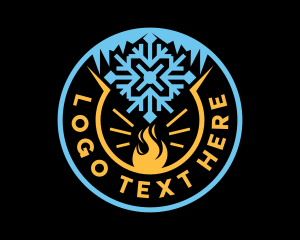 Fire Ice Element logo