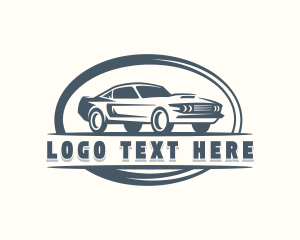 Muscle Car Vehicle logo