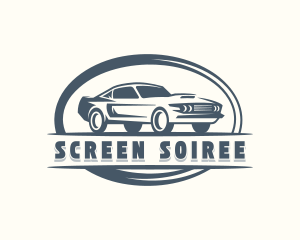 Muscle Car Vehicle Logo