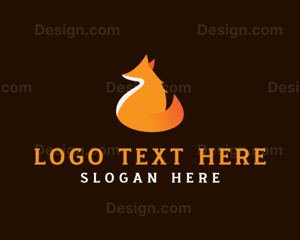 Cute Fox Animal Logo