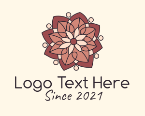 Mandala Floral Decoration  logo