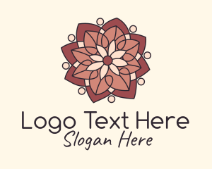 Mandala Floral Decoration  Logo