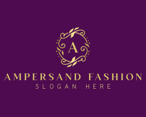 Fashion Luxury Flower logo design