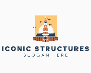 Landmark Structure Building logo design