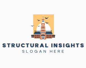Landmark Structure Building logo