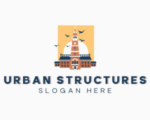 Landmark Structure Building logo design