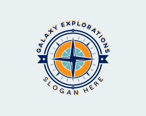 Navigation Compass Adventure logo design