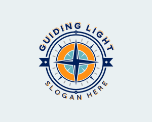 Navigation Compass Adventure logo design