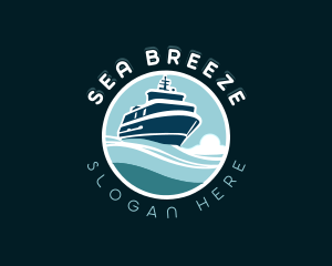 Vessel Shipyard Boat logo design