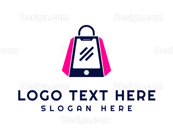 Online Shopping Bag Logo