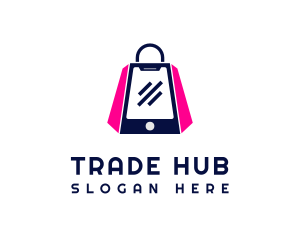 Online Shopping Bag logo design