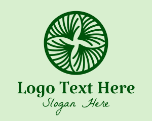 Herbal Leaves Spiral  logo