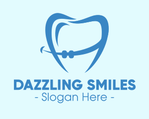 Orthodontist Dental Tooth Braces logo