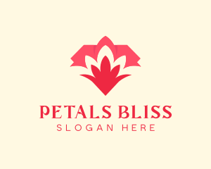 Diamond Flower Garden logo design