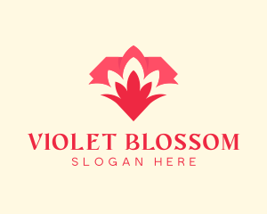 Diamond Flower Garden logo design