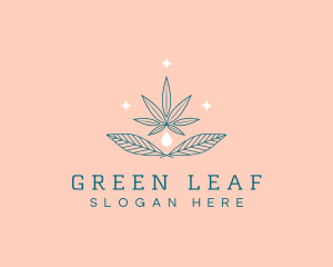 Herbal Weed Oil logo design