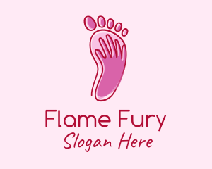 Foot Massage Spa  logo design