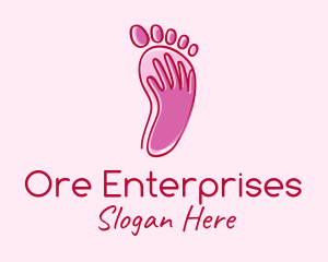 Foot Massage Spa  logo design