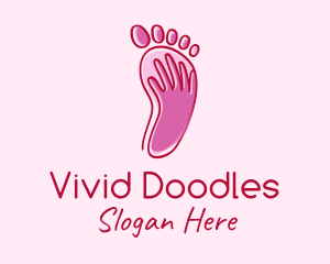 Foot Massage Spa  logo design