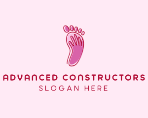 Foot Massage Spa  logo design