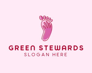 Foot Massage Spa  logo design