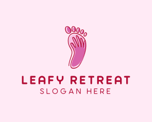 Foot Massage Spa  logo design