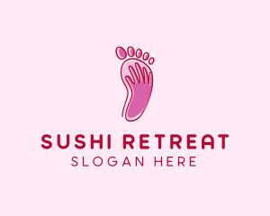 Foot Massage Spa  logo design