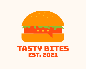 Hamburger Food Chat  logo