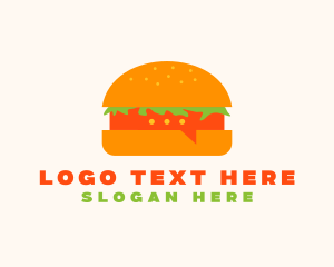 Hamburger Food Chat  logo