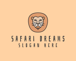 Wild Lion Safari  logo design