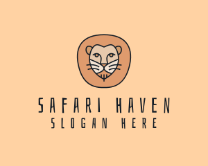 Wild Lion Safari  logo design