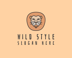 Wild Lion Safari  logo design