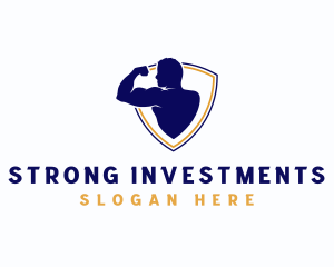 Strong Human Bicep logo