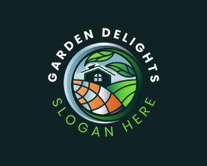 Home Gardening Landscape logo design