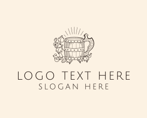 Beer Barrel Brewery logo design