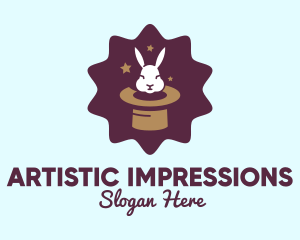 Magic Rabbit Hat logo design