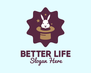 Magic Rabbit Hat logo design