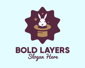 Magic Rabbit Hat logo design