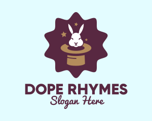 Magic Rabbit Hat logo design