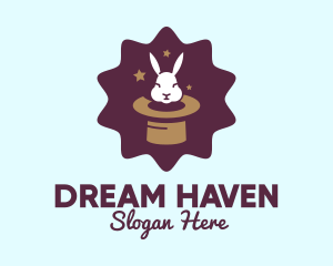 Magic Rabbit Hat logo design