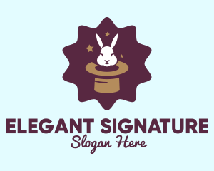 Magic Rabbit Hat logo design