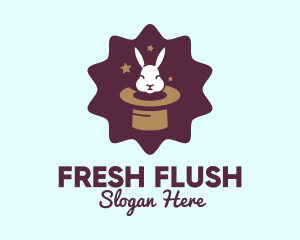 Magic Rabbit Hat logo design