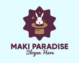 Magic Rabbit Hat logo design