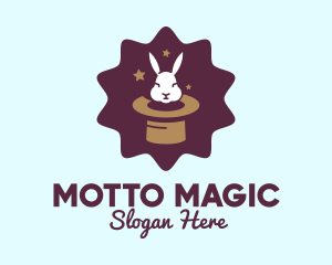 Magic Rabbit Hat logo design