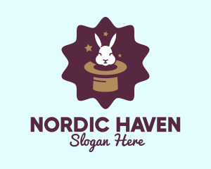 Magic Rabbit Hat logo design