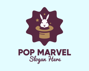 Magic Rabbit Hat logo design