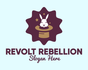 Magic Rabbit Hat logo design